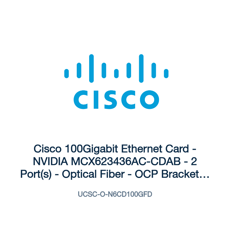 UCSC-O-N6CD100GFD: Cisco 100Gigabit Ethernet Card