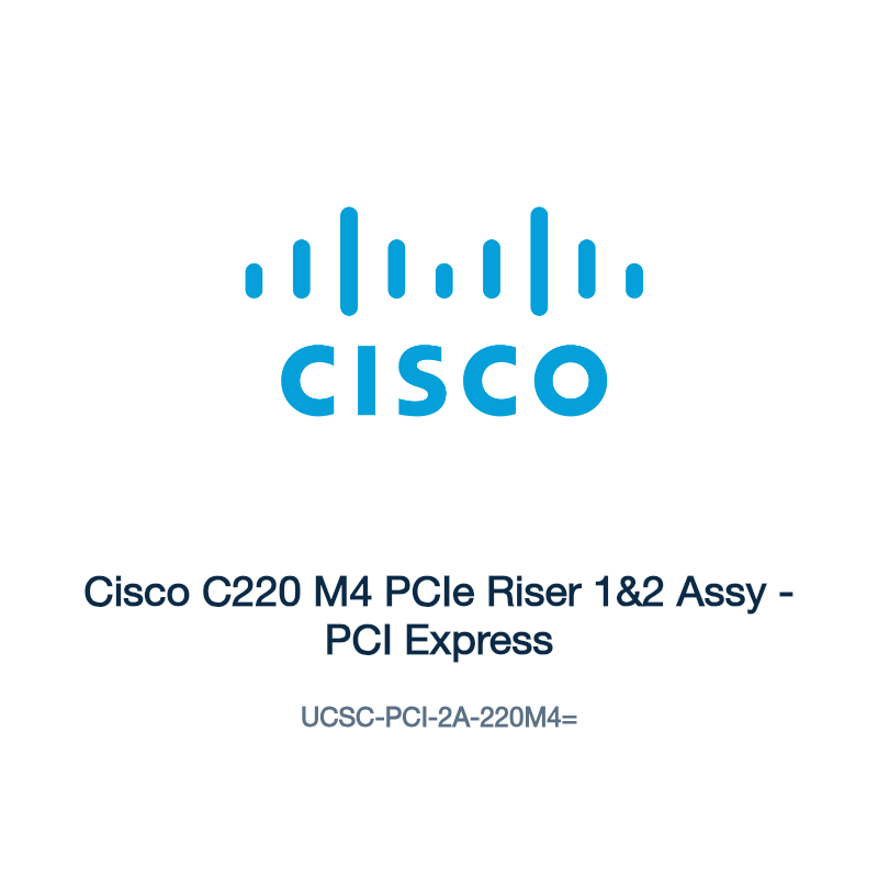 UCSC-PCI-2A-220M4=: Cisco C220 M4 PCIe Riser 1&2 Assy
