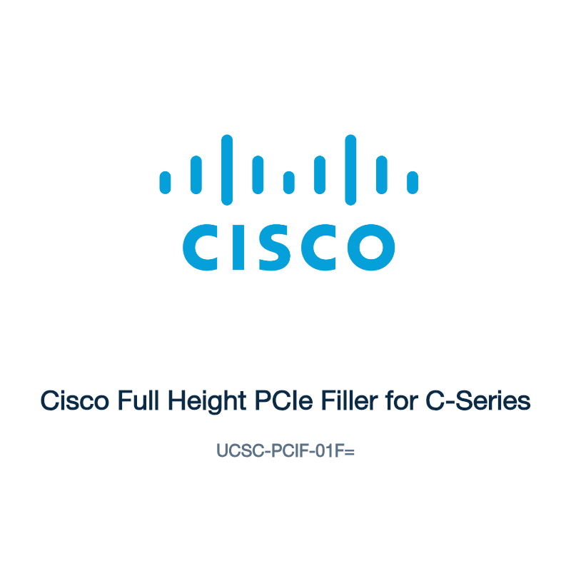 UCSC-PCIF-01F=: Cisco Full Height PCIe Filler for C-Series