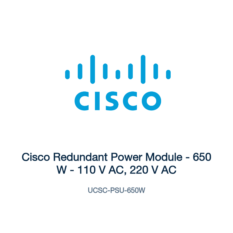 UCSC-PSU-650W: Cisco Redundant Power Module