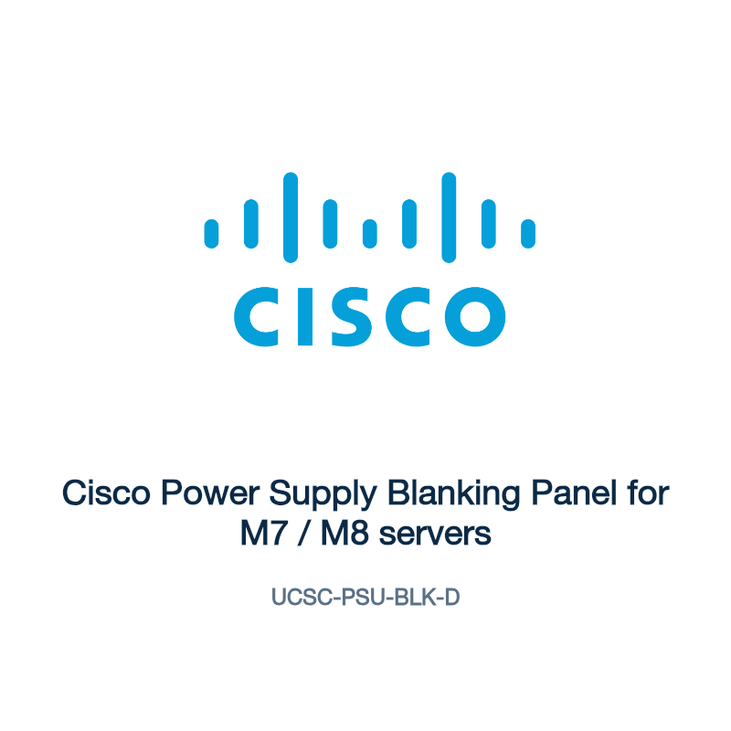 UCSC-PSU-BLK-D: Cisco Power Supply Blanking Panel for M7 / M8 servers