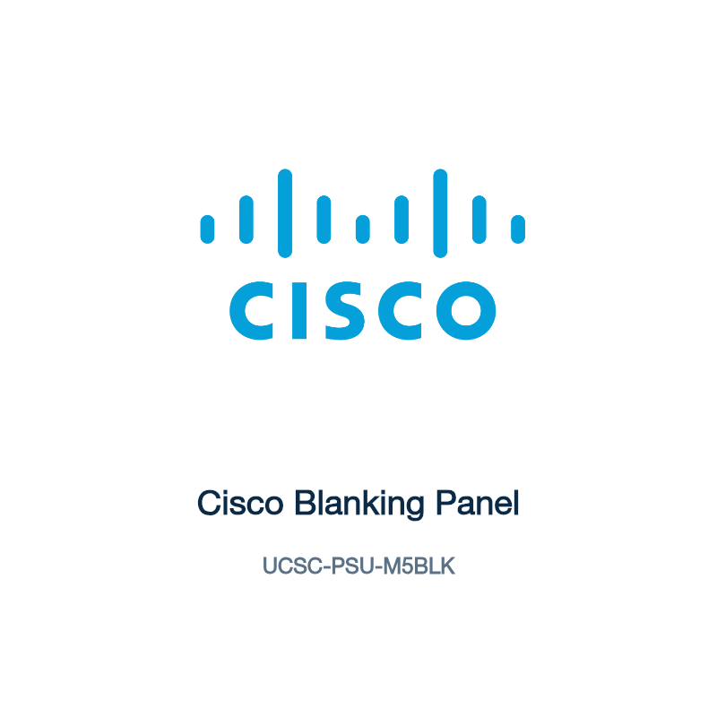 UCSC-PSU-M5BLK: Cisco Blanking Panel
