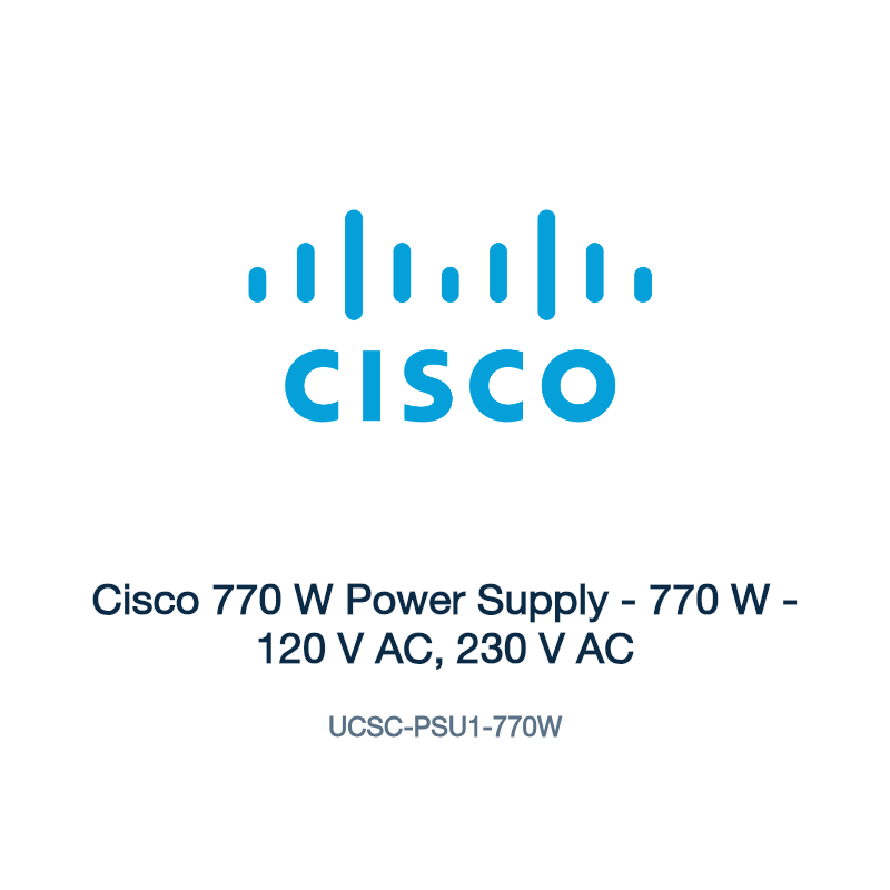 UCSC-PSU1-770W: Cisco 770 W Power Supply