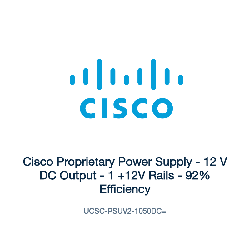 UCSC-PSUV2-1050DC=: Cisco Proprietary Power Supply