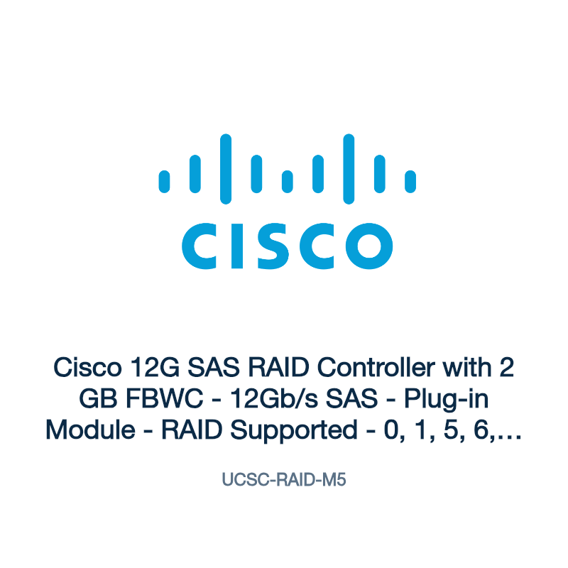 UCSC-RAID-M5: Cisco 12G SAS RAID Controller with 2 GB FBWC