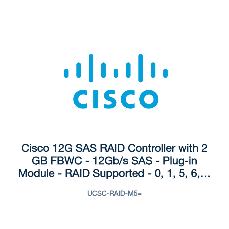 UCSC-RAID-M5=: Cisco 12G SAS RAID Controller with 2 GB FBWC
