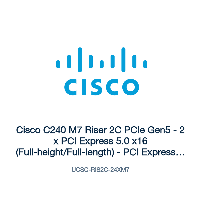 UCSC-RIS2C-24XM7: Cisco C240 M7 Riser 2C PCIe Gen5