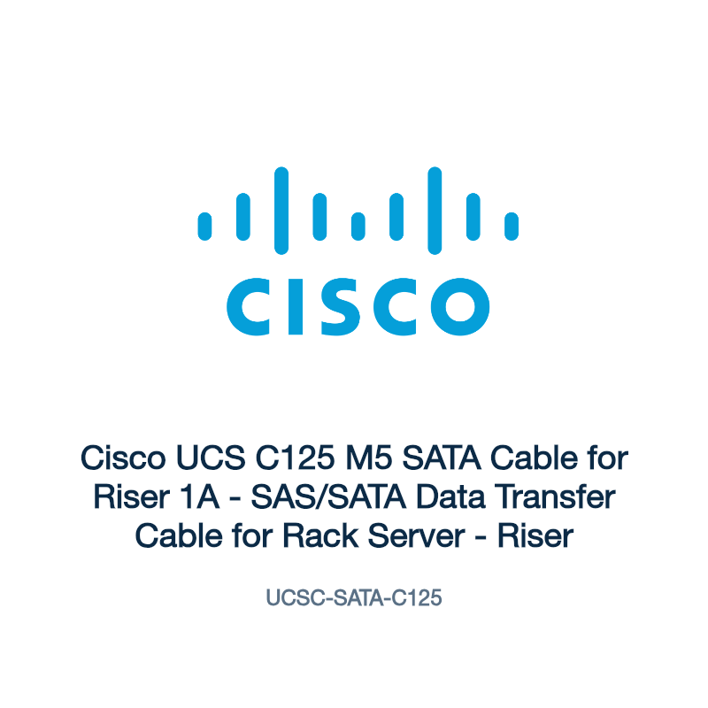 UCSC-SATA-C125: Cisco UCS C125 M5 SATA Cable for Riser 1A
