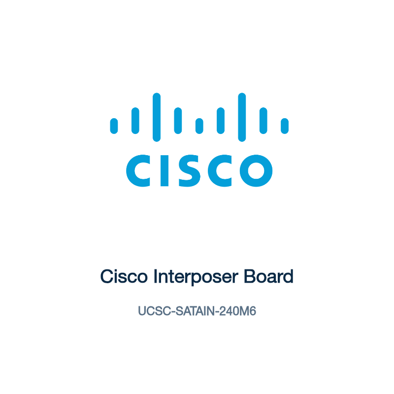 UCSC-SATAIN-240M6: Cisco Interposer Board
