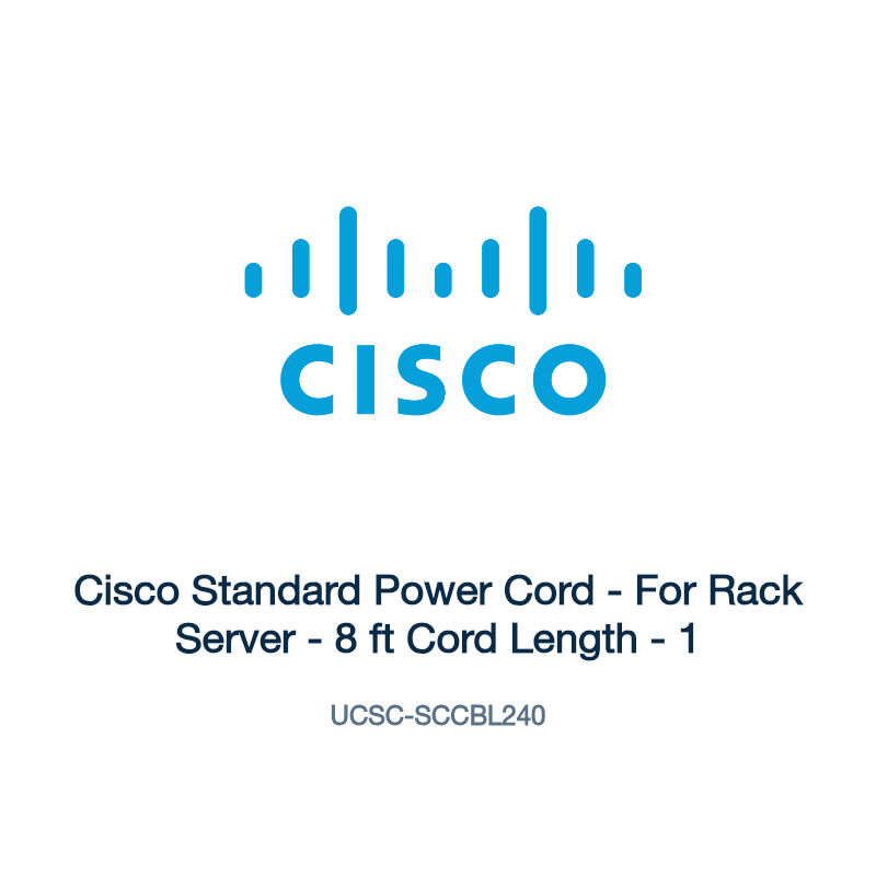 UCSC-SCCBL240: Cisco Standard Power Cord