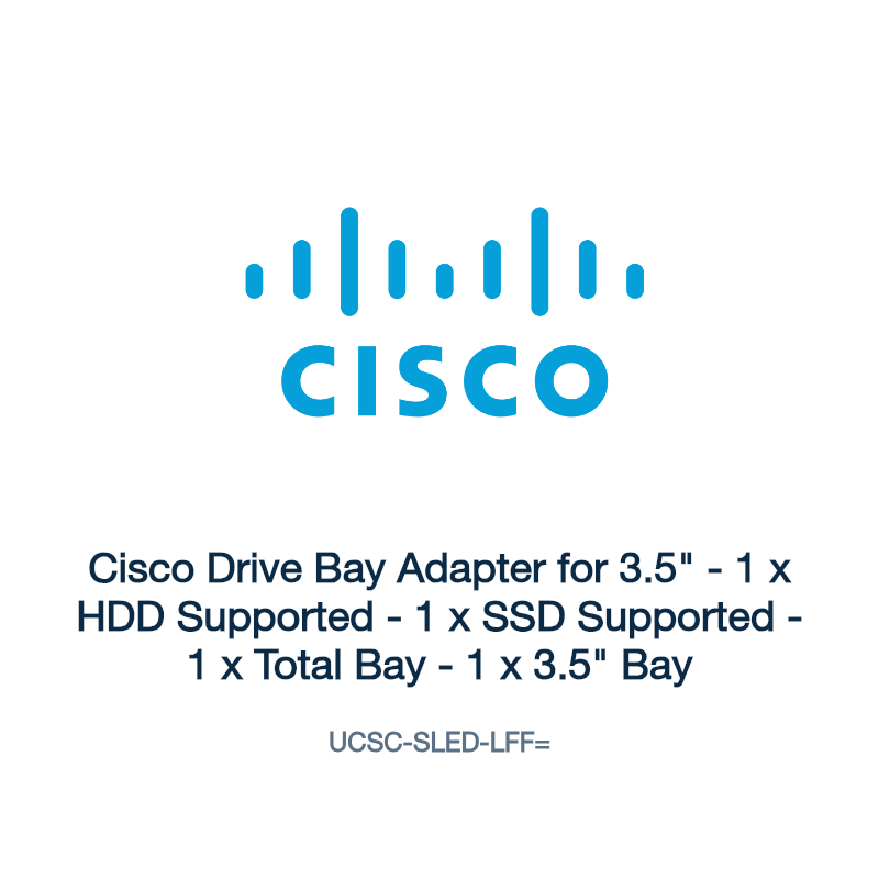 UCSC-SLED-LFF=: Cisco Drive Bay Adapter for 3.5"