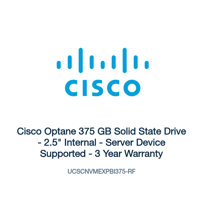UCSCNVMEXPBI375-RF: Cisco Optane 375 GB Solid State Drive
