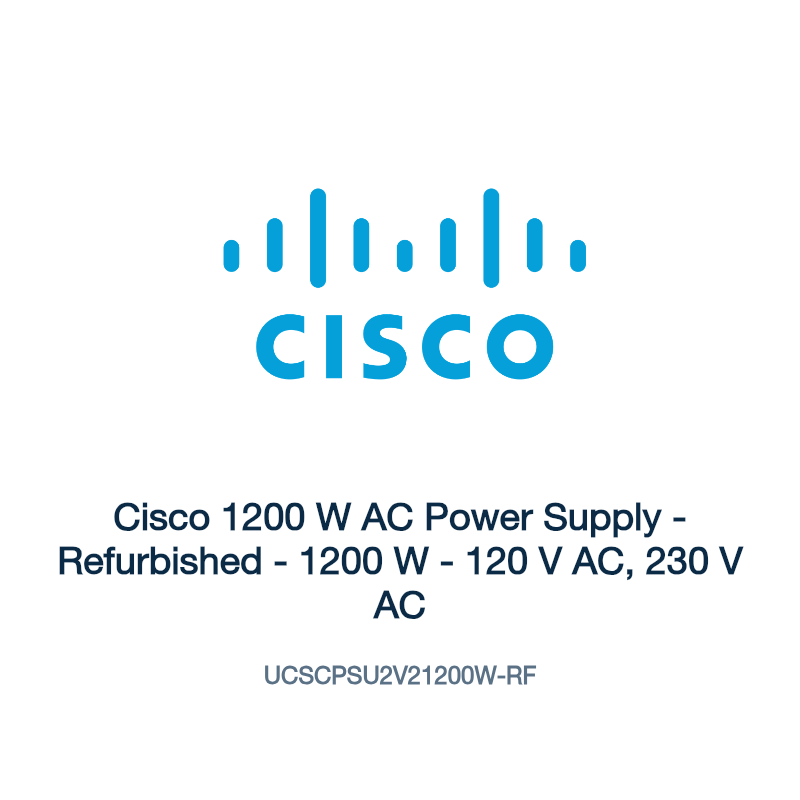 UCSCPSU2V21200W-RF: Cisco 1200 W AC Power Supply