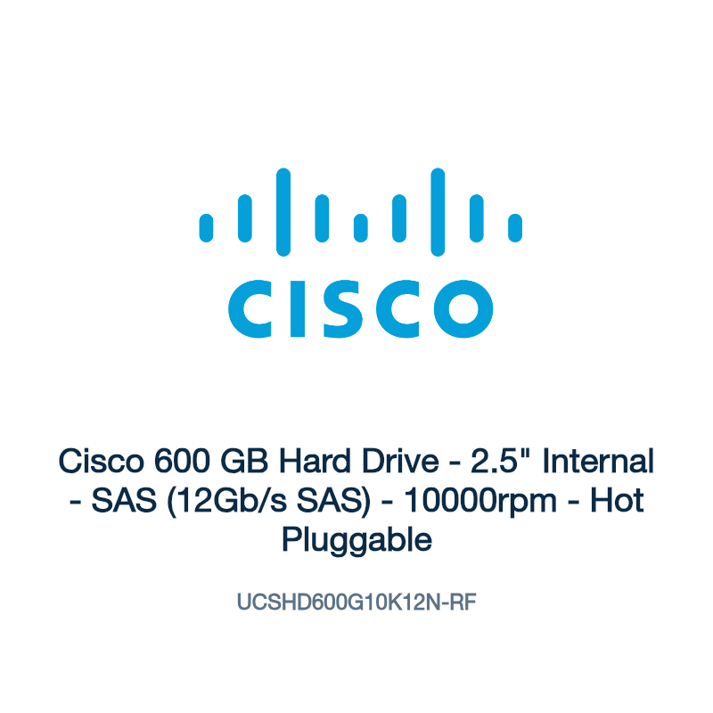 UCSHD600G10K12N-RF: Cisco 600 GB Hard Drive