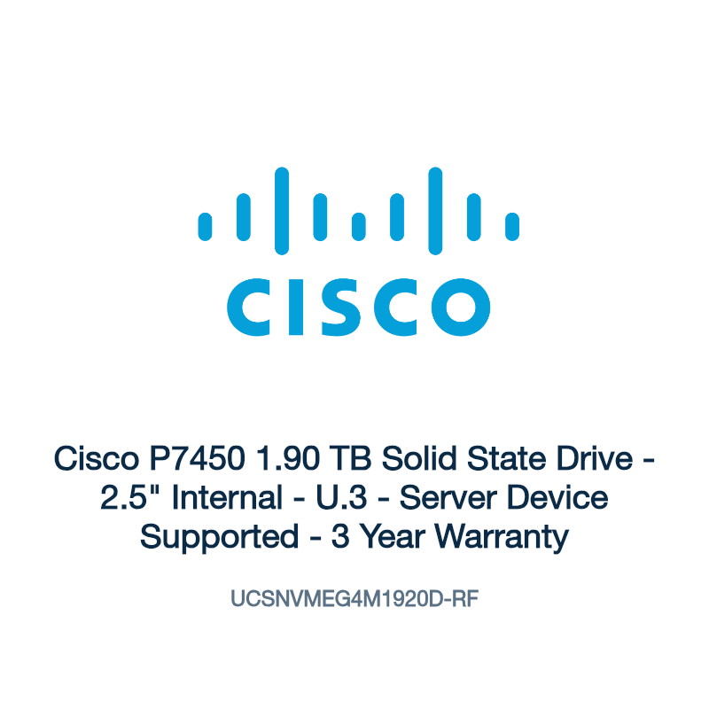 UCSNVMEG4M1920D-RF: Cisco P7450 1.90 TB Solid State Drive