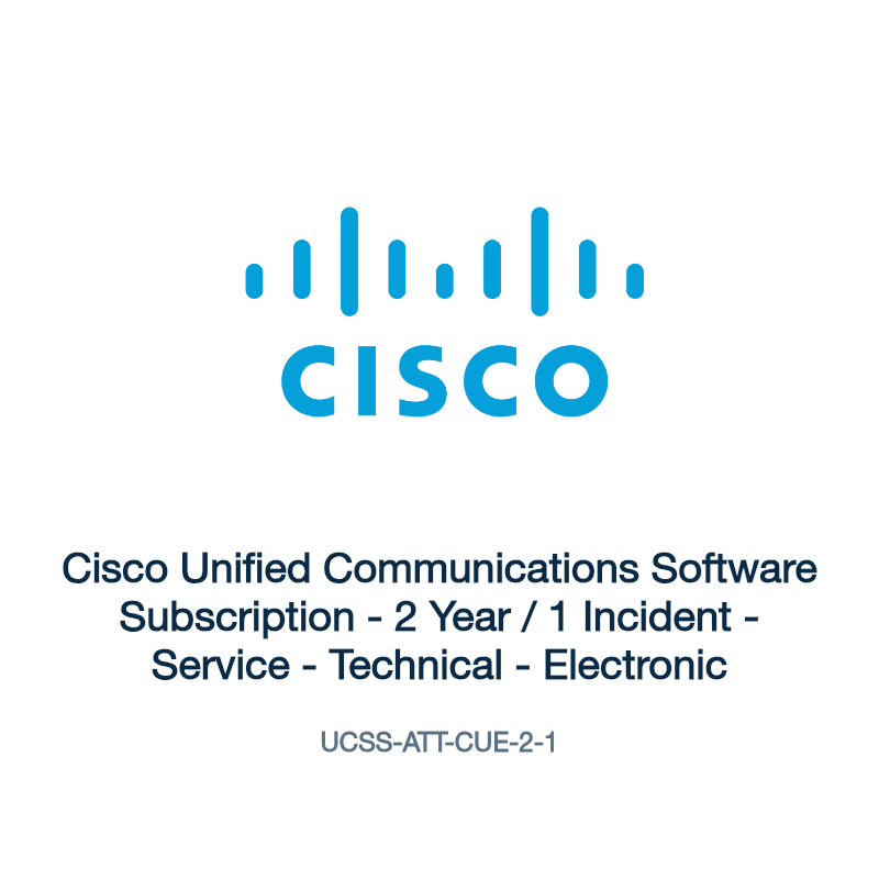 UCSS-ATT-CUE-2-1: Cisco Unified Communications Software Subscription