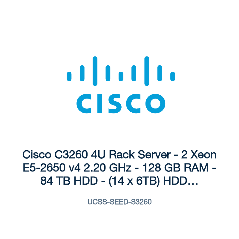 UCSS-SEED-S3260: Cisco C3260 4U Rack Server