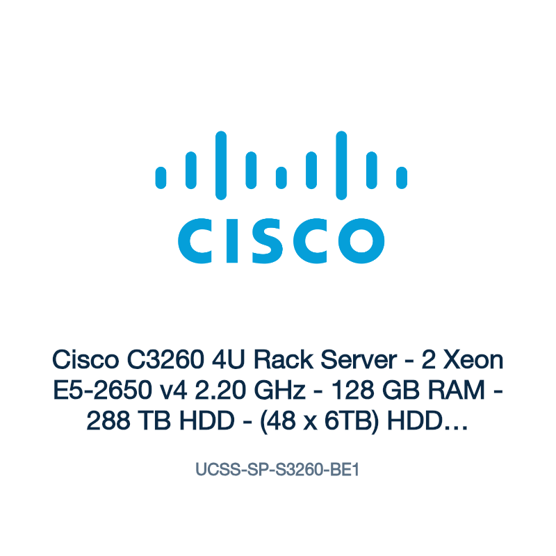 UCSS-SP-S3260-BE1: Cisco C3260 4U Rack Server