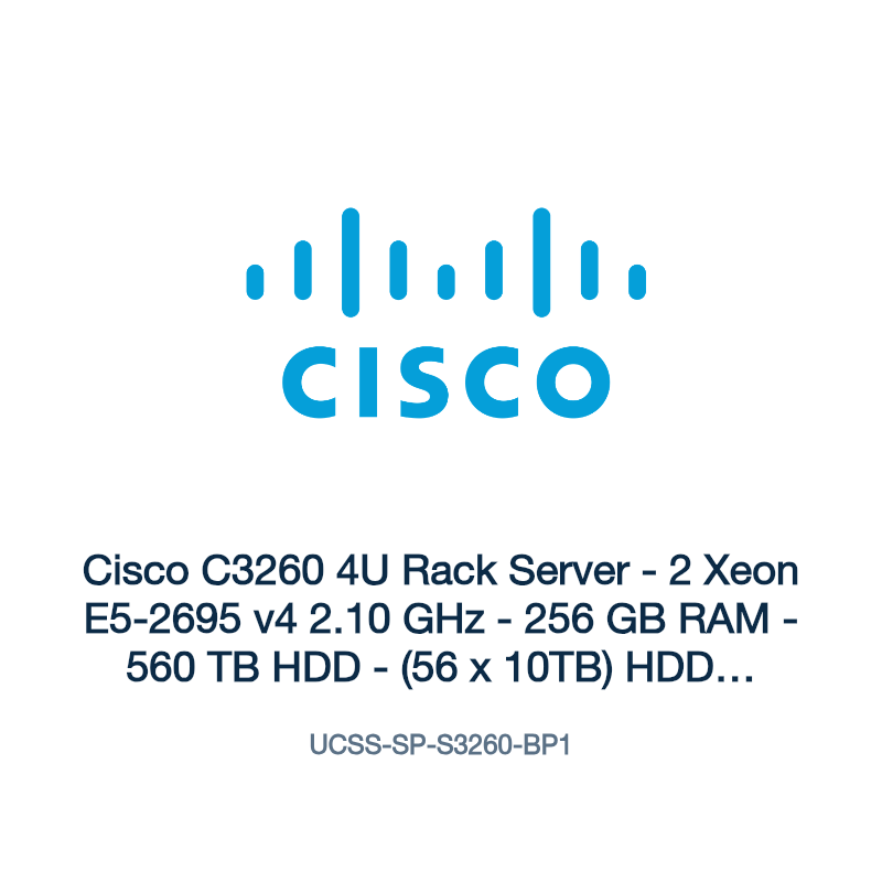 UCSS-SP-S3260-BP1: Cisco C3260 4U Rack Server