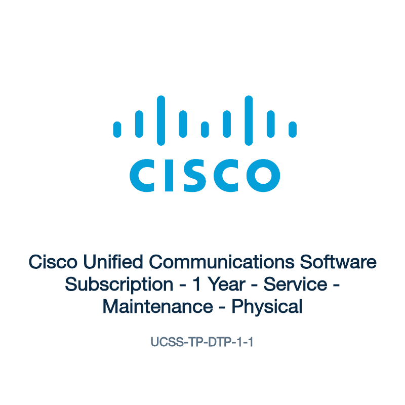UCSS-TP-DTP-1-1: Cisco Unified Communications Software Subscription