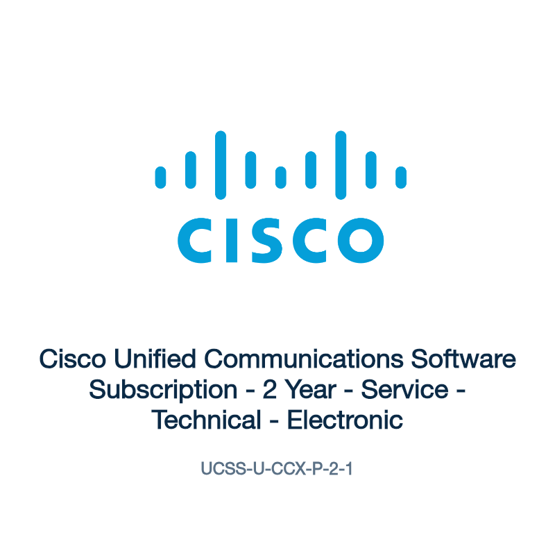 UCSS-U-CCX-P-2-1: Cisco Unified Communications Software Subscription