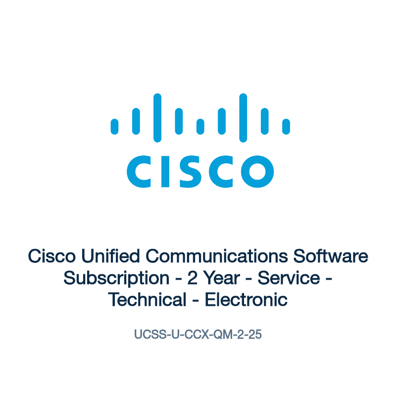 UCSS-U-CCX-QM-2-25: Cisco Unified Communications Software Subscription