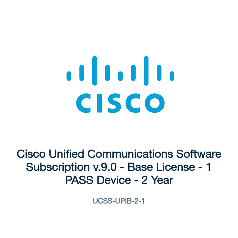 UCSS-UPIB-2-1: Cisco Unified Communications Software Subscription v.9.0