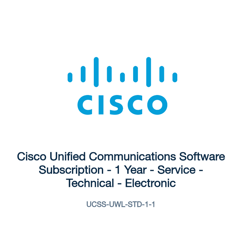 UCSS-UWL-STD-1-1: Cisco Unified Communications Software Subscription