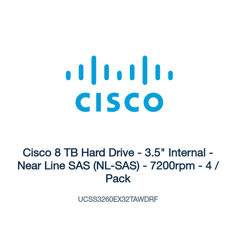 UCSS3260EX32TAWDRF: Cisco 8 TB Hard Drive