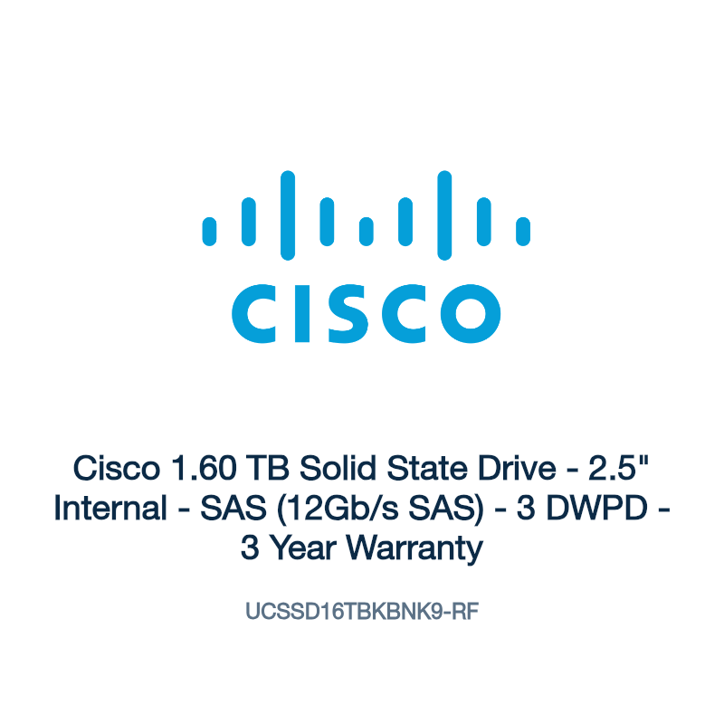 UCSSD16TBKBNK9-RF: Cisco 1.60 TB Solid State Drive