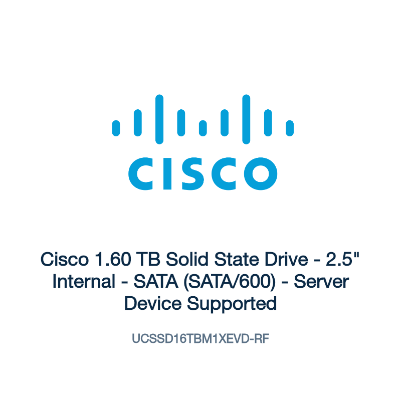 UCSSD16TBM1XEVD-RF: Cisco 1.60 TB Solid State Drive