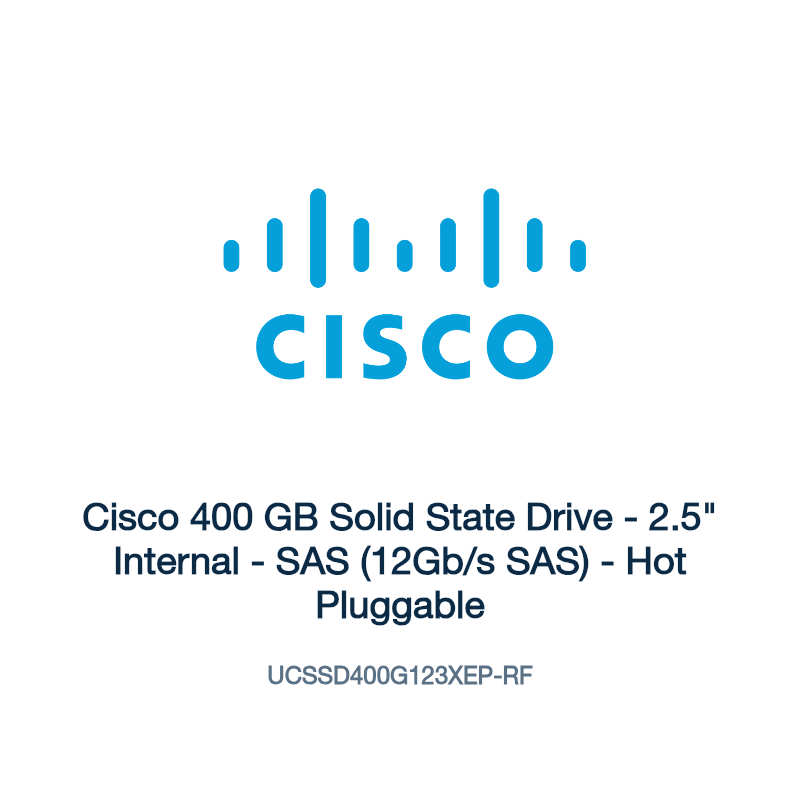 UCSSD400G123XEP-RF: Cisco 400 GB Solid State Drive