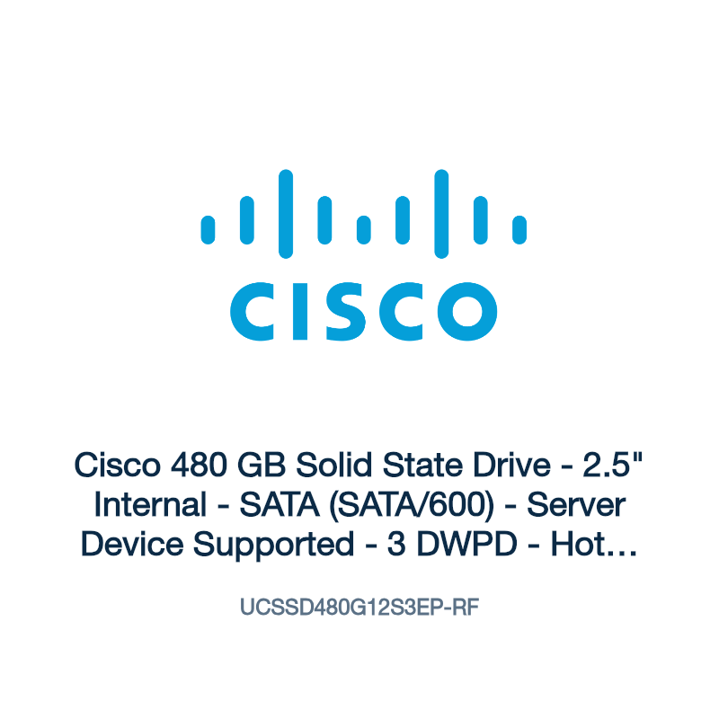 UCSSD480G12S3EP-RF: Cisco 480 GB Solid State Drive