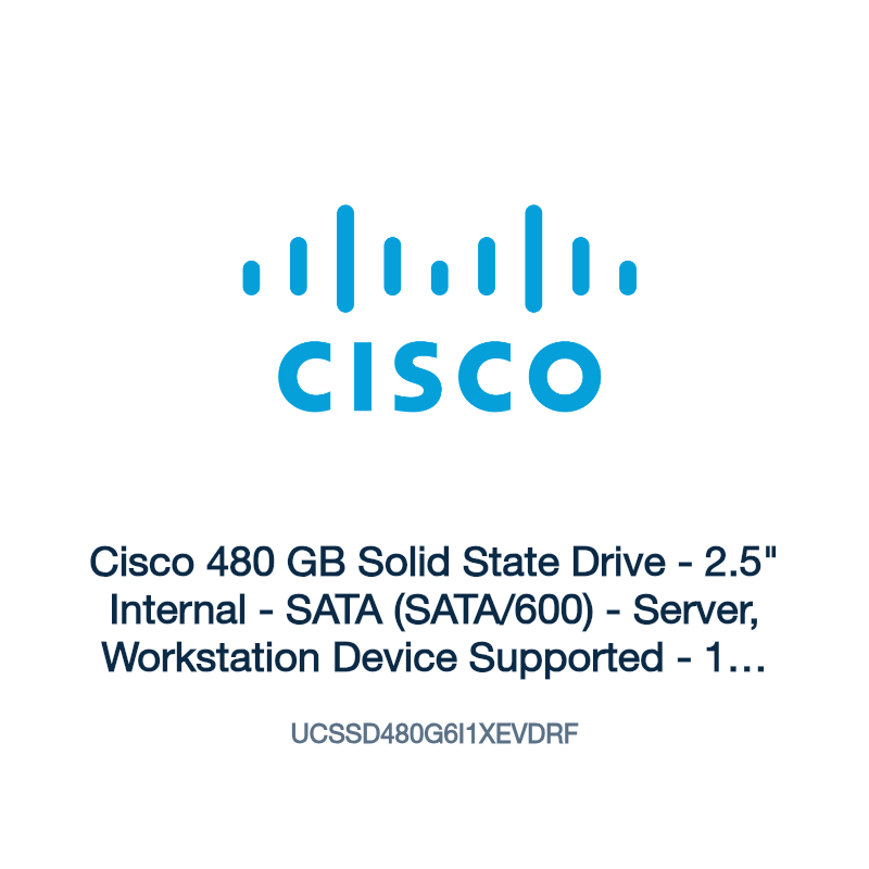 UCSSD480G6I1XEVDRF: Cisco 480 GB Solid State Drive