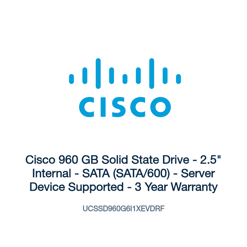 UCSSD960G6I1XEVDRF: Cisco 960 GB Solid State Drive
