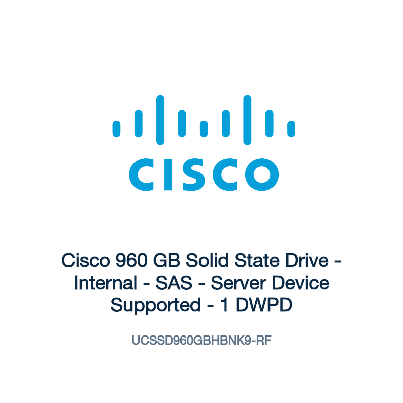 UCSSD960GBHBNK9-RF: Cisco 960 GB Solid State Drive