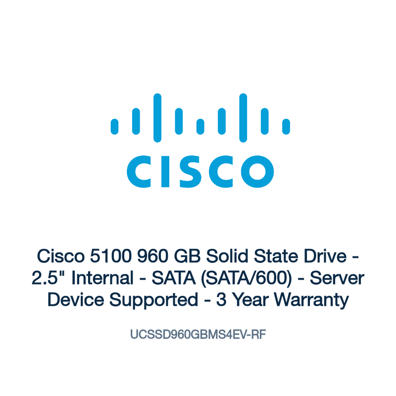 UCSSD960GBMS4EV-RF: Cisco 5100 960 GB Solid State Drive