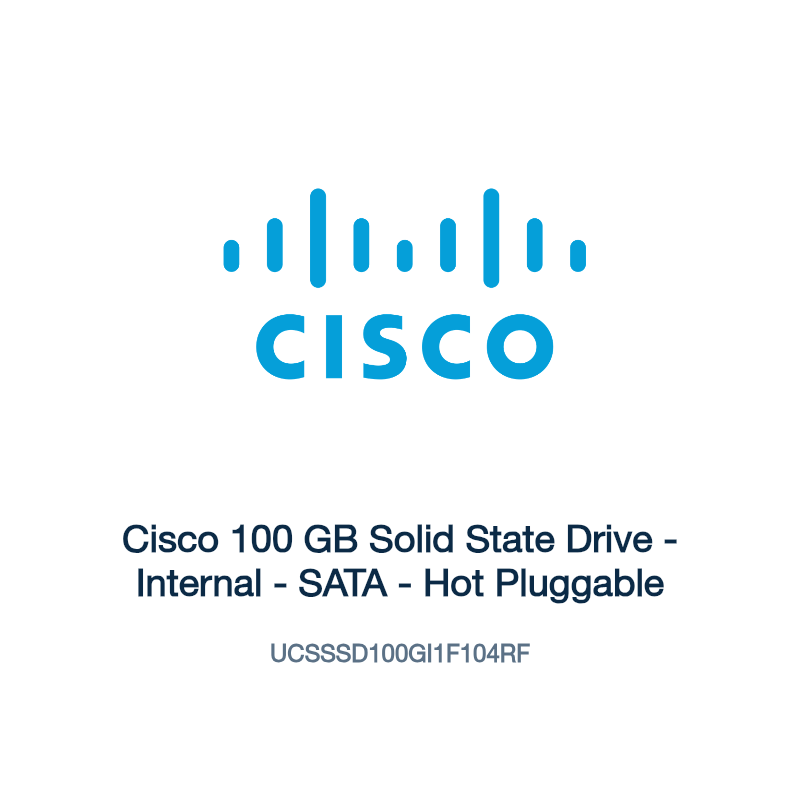 UCSSSD100GI1F104RF: Cisco 100 GB Solid State Drive