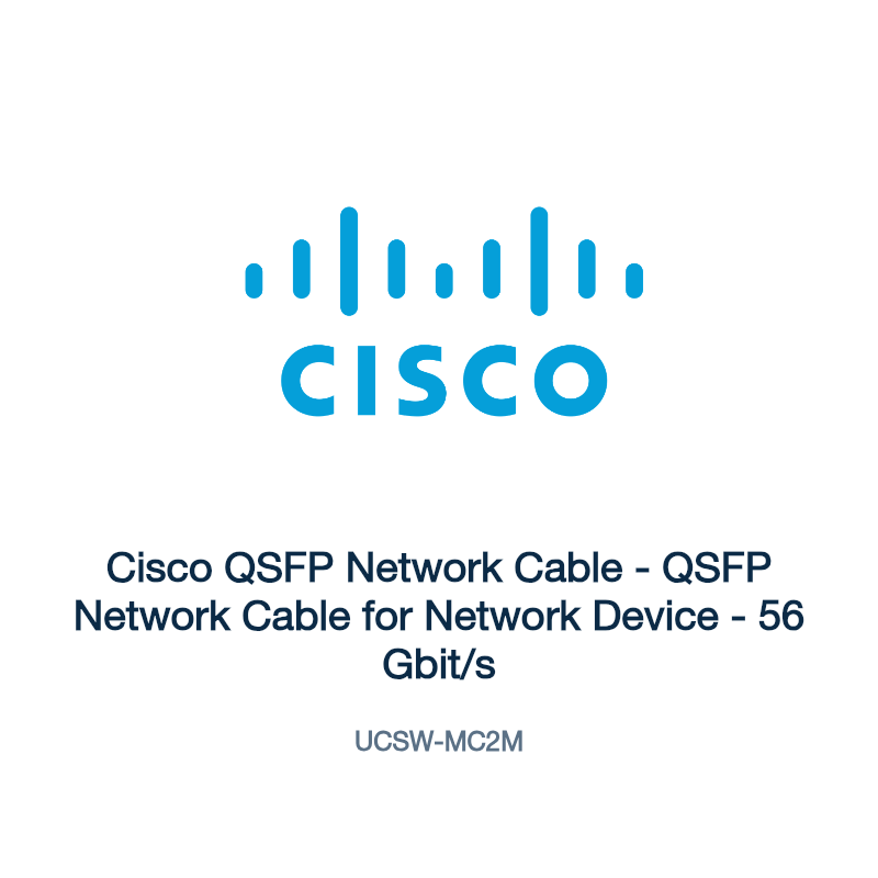UCSW-MC2M: Cisco QSFP Network Cable