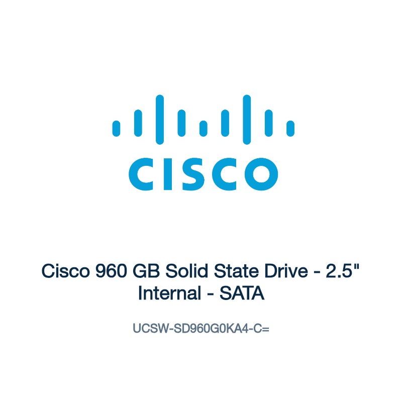 UCSW-SD960G0KA4-C=: Cisco 960 GB Solid State Drive