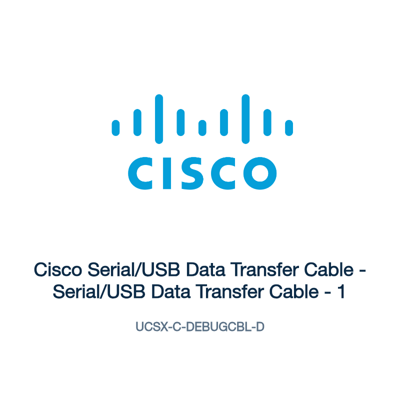 UCSX-C-DEBUGCBL-D: Cisco Serial/USB Data Transfer Cable