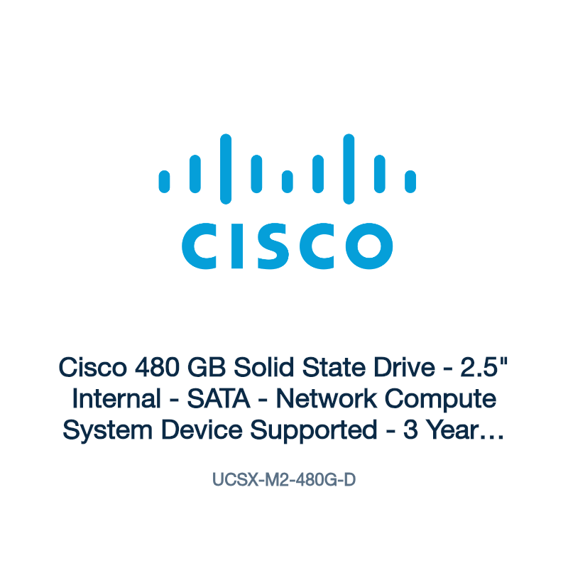 UCSX-M2-480G-D: Cisco 480 GB Solid State Drive