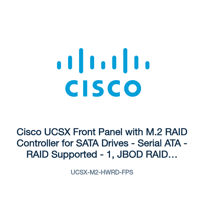 UCSX-M2-HWRD-FPS: Cisco UCSX Front Panel with M.2 RAID Controller for SATA Drives