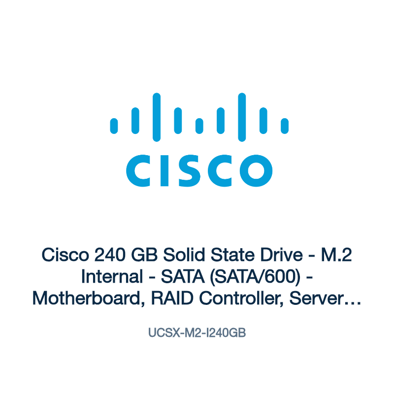 UCSX-M2-I240GB: Cisco 240 GB Solid State Drive