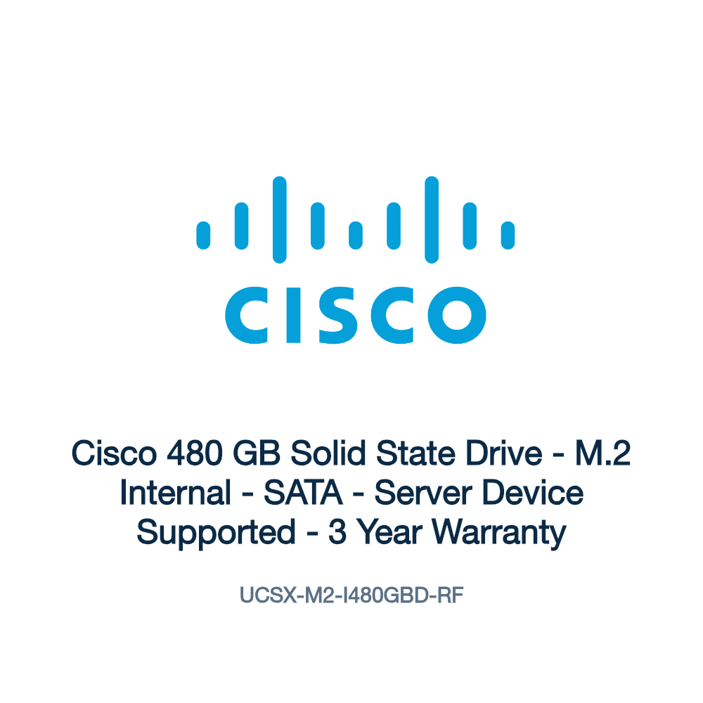 UCSX-M2-I480GBD-RF: Cisco 480 GB Solid State Drive