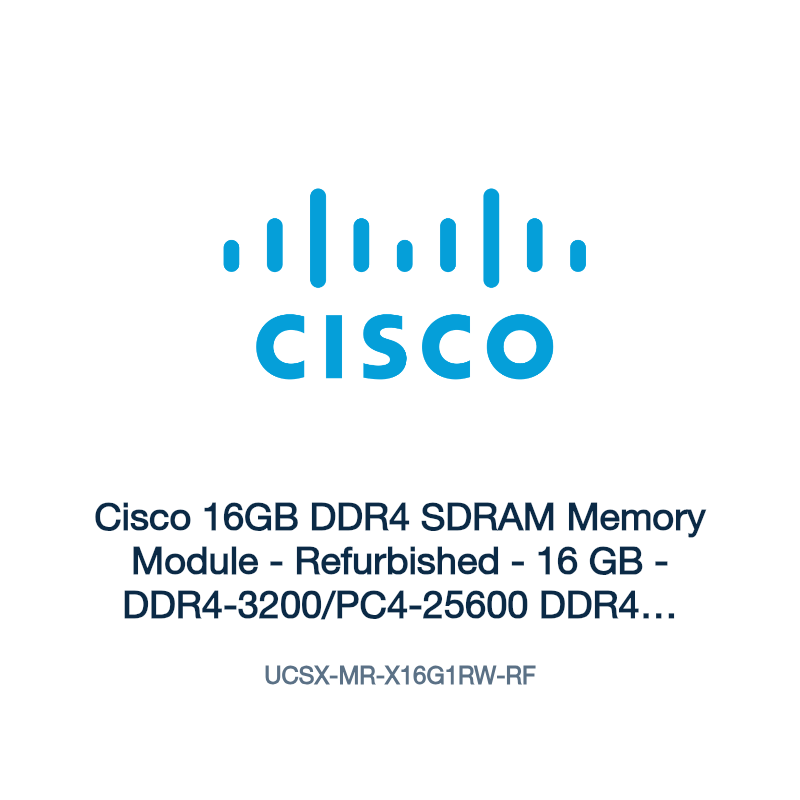 UCSX-MR-X16G1RW-RF: Cisco 16GB DDR4 SDRAM Memory Module
