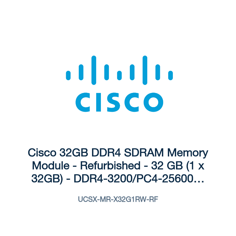 UCSX-MR-X32G1RW-RF: Cisco 32GB DDR4 SDRAM Memory Module