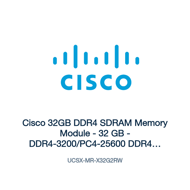 UCSX-MR-X32G2RW: Cisco 32GB DDR4 SDRAM Memory Module