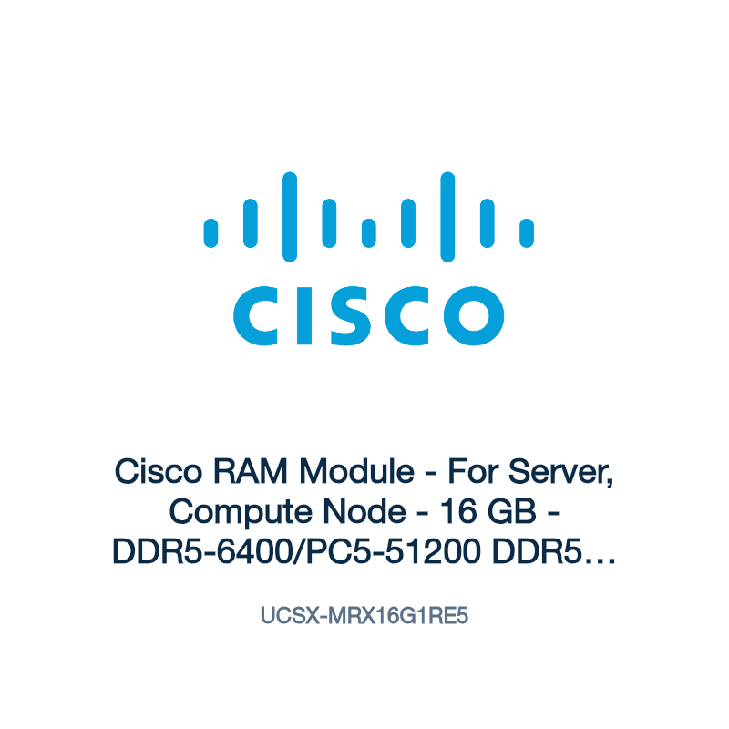 UCSX-MRX16G1RE5: Cisco RAM Module