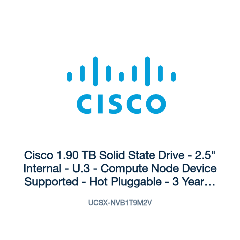 UCSX-NVB1T9M2V: Cisco 1.90 TB Solid State Drive